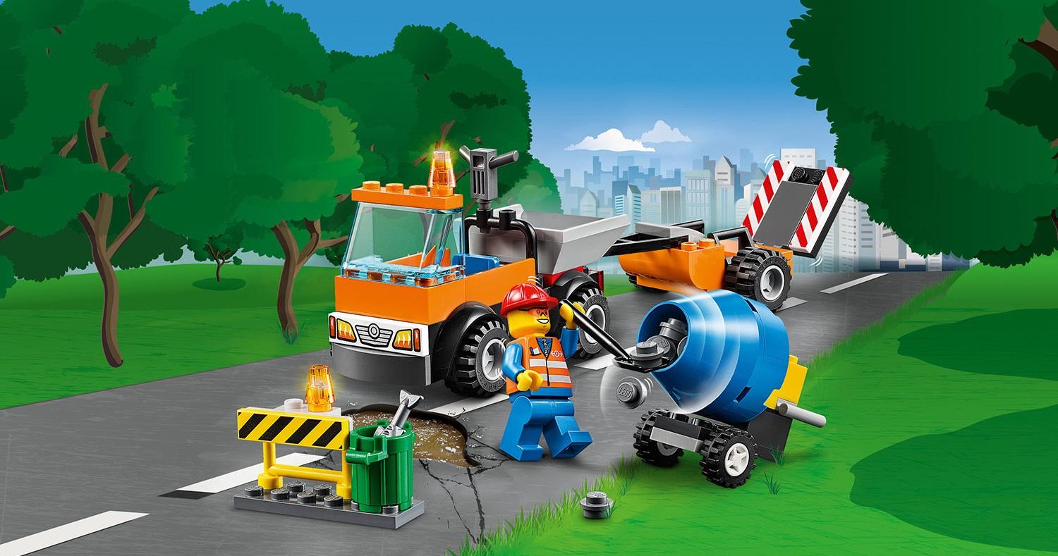 Конструктор Lego Juniors – Грузовик дорожной службы  